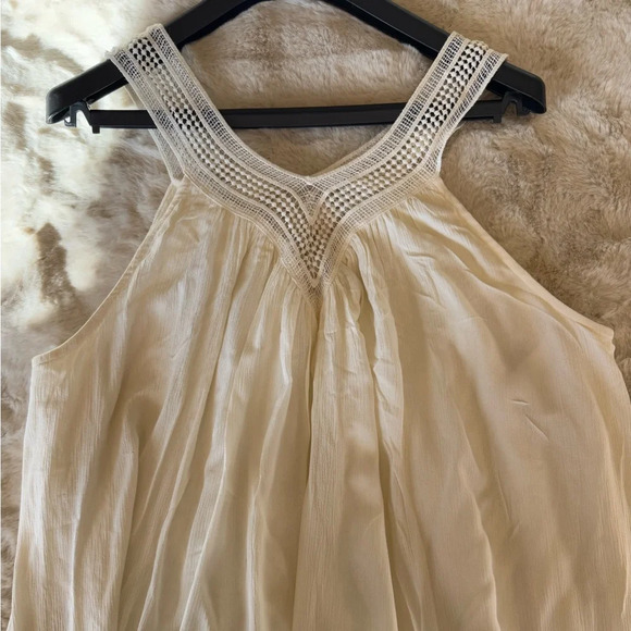 Liz Lange Maternity Dress cream color size medium - Picture 10 of 10